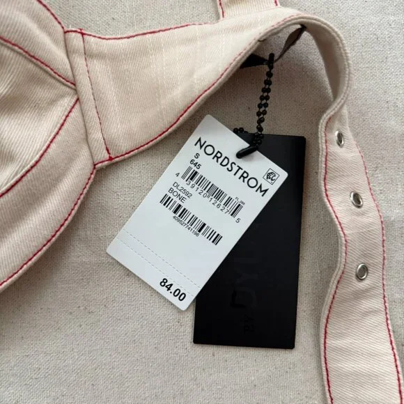 *NWT* By.Dyln | "Nova" Crop Top/Bra - Sz S /Bone - Picture 9 of 9